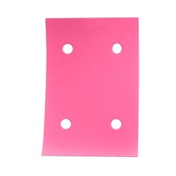 4906 HOJA DE DIAMANTE MAGIC SHEET COLOR ROSA CON 4 PERFORACIONES GRANO 400K (3X4-1/2) TENAZIT