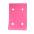 4906 HOJA DE DIAMANTE MAGIC SHEET COLOR ROSA CON 4 PERFORACIONES GRANO 400K (3X4-1/2) TENAZIT