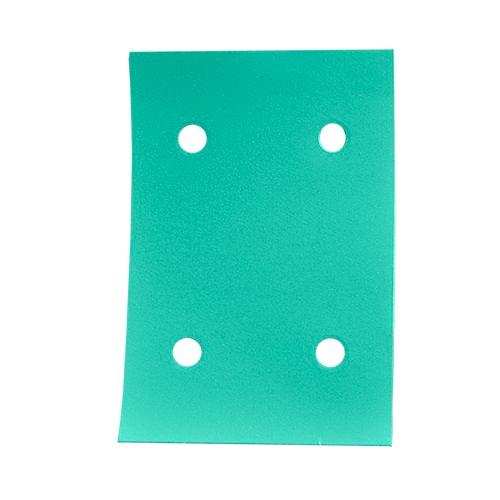 4907 HOJA DE DIAMANTE MAGIC SHEET COLOR VERDE CON 4 PERFORACIONES GRANO 500K (3