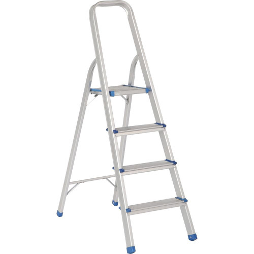 ETTA4 ESCALERA PLEGABLES TIPO TABURETE DE ALUMINIO CON 4 PELDAÑOS SURTEK