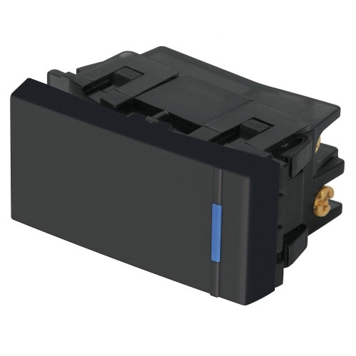 47988 APSE-EEN INTERRUPTOR DE 3 VIAS 1 MODULO LINEA ESPAÑOLACOLOR NEGRO VOLTECK