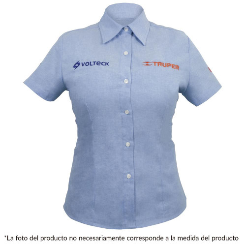 61106 CAM-AZ-DCS CAMISA AZUL PARA DAMA MANGA CORTA TALLA CH TRUPER