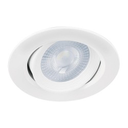 46944 EMP-109L  LUMINARIO DE LED 5 W EMPOTRAR REDONDO BLANCO SPOT DIRIGIBLE VOLTECK