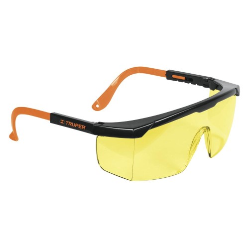 15137 LEN-2000A LENTES DE SEGURIDAD AJUSTABLES AMBAR TRUPER CLASSIC