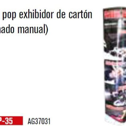 AP-35 AUTO POP EXHIBIDOR DE CARTONELADAS ARMADO AUTOMATICO MIKELS