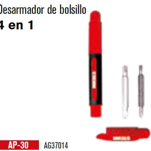 AP-30 DESARMADOR DE BOLSILLO 4 EN 1 MIKELS