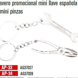 AP-33 LLAVERO PROMOCIONAL MINI LLAVE ESPAÑOLA MIKELS