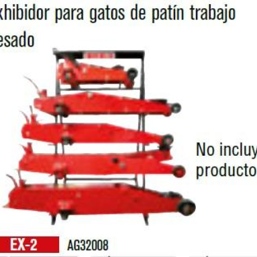 EX-2 EXHIBIDOR PARA GATOS DE PATIN TRABAJO PESADO MIKELS