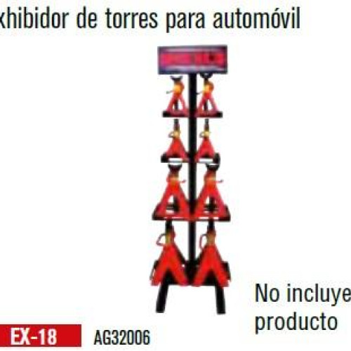 EX-18 EXHIBIDOR DE TORRES PARA AUTOMOVIL MIKELS