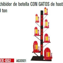 EX-GG2 EXHIBIDOR DE BOTELLA CON GATOS DE HASTA 20 TONELADAS MIKELS