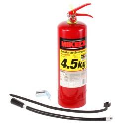 EE-4.5 EXTINTOR DE EMERGENCIA RECARGABLE 4.5 KILOGRAMOS MIKELS