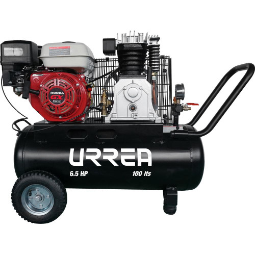 COMP9100A COMPRESOR DE AIRE ELECTRICO A GASOLINA 100 LT 6.5 HP URREA