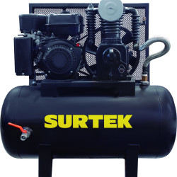 COMP7100 COMPRESOR DE AIRE ELECTRICO A GASOLINA 100 LT 6.5 HP SURTEK