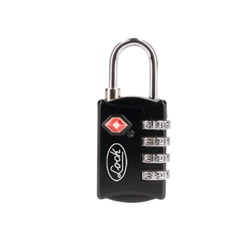 54CA CANDADO DE COMBINACION PROGRAMABLE TSA PARA MALETA, NEGRO 30 MM LOCK