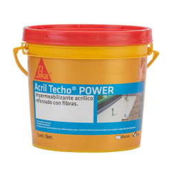 568520 ACRIL TECHO POWER 4 AÑOS ROJO 3 8 L SIKA CONSTRUCCION