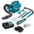 CL121DWA ASPIRADORA FLUJO AIRE 1 3M/MIN LI-ION BAT 2 0 A H Y CARG C/BOQUILLAS, 12V MAKITA