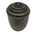 C18 REGATON O TAPA REDONDO PLANO DE PLASTICO NEGRO PARA TUBO DE 1/2