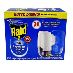 JOH01660 INSECTICIDA PLAGUICIDA LIQUIDO Y REPUESTO 21.9ML RAID JOHNSON