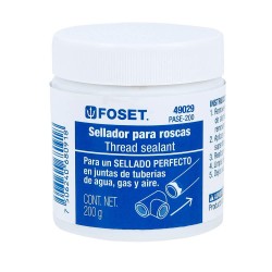 49029 PASE-200 PASTA SELLADOR DE ROSCAS DE 200 G FOSET