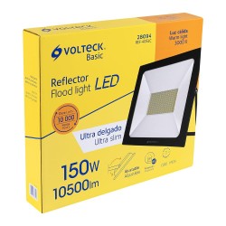 28094 REF-405LC REFLECTOR ULTRA DELGADO LED 150 W LUZ CALIDA VOLTECK BASIC