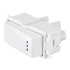 48053 APSEP-IB INTERRUPTOR SENCILLO CON LUZ PILOTO LINEA ITALIANA BLANCO VOLTECK