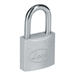 J4CL JUEGO DE 4 CANDADOS DE ACERO LARGOS 38 MM, LLAVE ESTANDAR LOCK