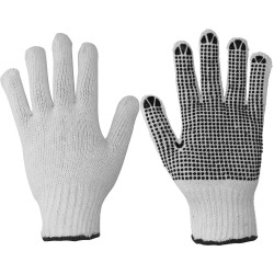 GAPGF GUANTES DE ALGODON CON PUNTOS DE PVC TALLA G FOY