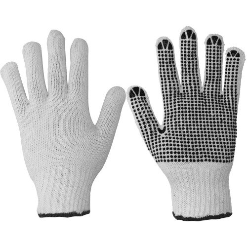 GAPGF GUANTES DE ALGODON CON PUNTOS DE PVC TALLA G FOY