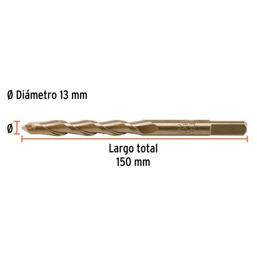 102351 BCT-13X150 BROCA PARA CONCRETO 13 X 150 MM TRUPER