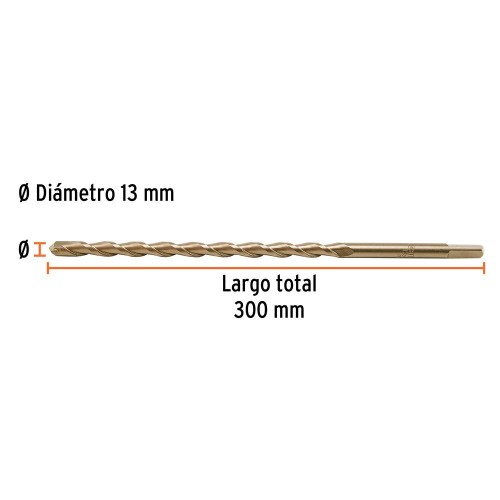 102352 BCT-13X300 BROCA PARA CONCRETO 13 X 300 MM TRUPER