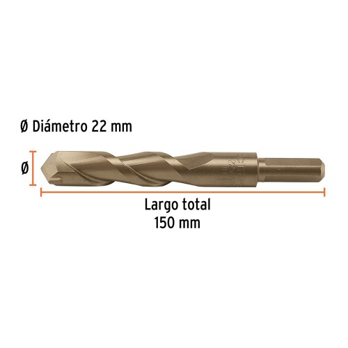 102357 BCT-22X150 BROCA PARA CONCRETO 22 X 150 MM TRUPER