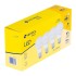 27210 LED-60CBX4 PACK DE 4 LAMPARAS DE LED A19 8 W LUZ CALIDA CAJA BASIC VOLTECK