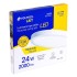 48259 PLA-209LC LUMINARIO BLANCO DE LED 24 W REDONDO TIPO PLAFON LUZ CALIDA VOLTECK