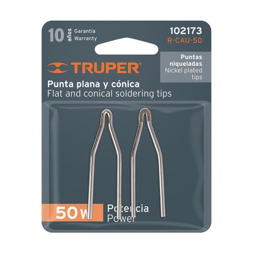 102173 R-CAU-50 JUEGO DE 2 PUNTAS PARA CAUTIN TIPO PISTOLA CAU-50 TRUPER