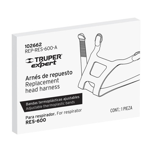 102662 REP-RES-600-A ARNES DE REPUESTO PARA RESPIRADOR RES-600 TRUPER