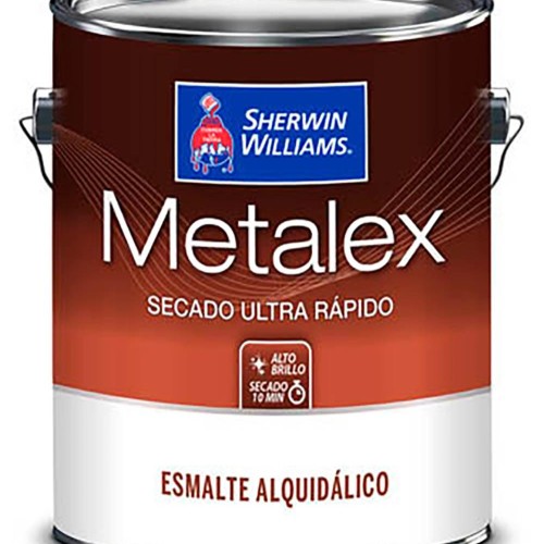 F75BJ10-19 LITRO PINTURA ESMALTE ALQUIDALICO ANTICORROSIVO ACABADO NEGRO METALEX LT SHERWIN WILLIAMS