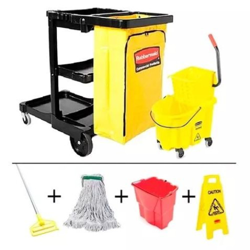 28T971 WAVEBRAKE35QT COMBO CARRO DE LIMPIEZA RUBBERMAID MAS KIT