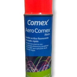 PINTURA AEROSOL MARCA COMEX COLOR NARANJA FOSFORESCENTE