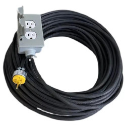 EXT503X10CD EXTENSION USO RUDO 50 METROS CALIBRE 10 CONTACTOS DOBLE 3X10