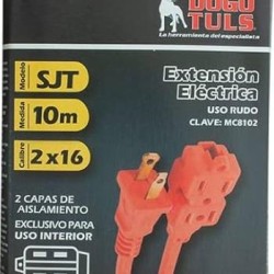 MC8102 EXTENSION ELECTRICA 2x16 10 MTS USO RUDO DOGOTULS