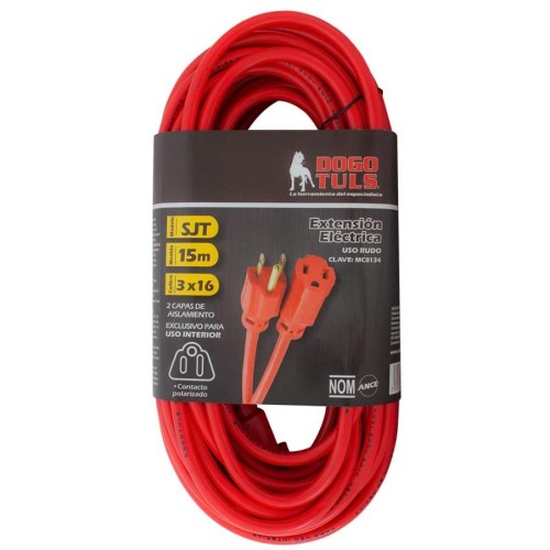 MC8134 EXTENSION ELECTRICA 3x16 15 MTS USO RUDO DOGOTULS