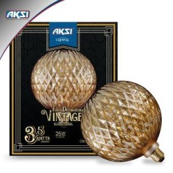 122163 FOCOS VINTAGE GLOBO PANAL 3.5W, DIMEABLE AKSI