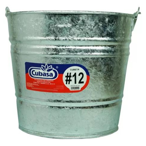 MCUB-2060-0 CUBETA DE LAMINA GALVANIZADA NO. 12 CUBASA MCUB-2060-0 CUBETA DE LAMINA GALVANIZADA NO. 12 CUBASA